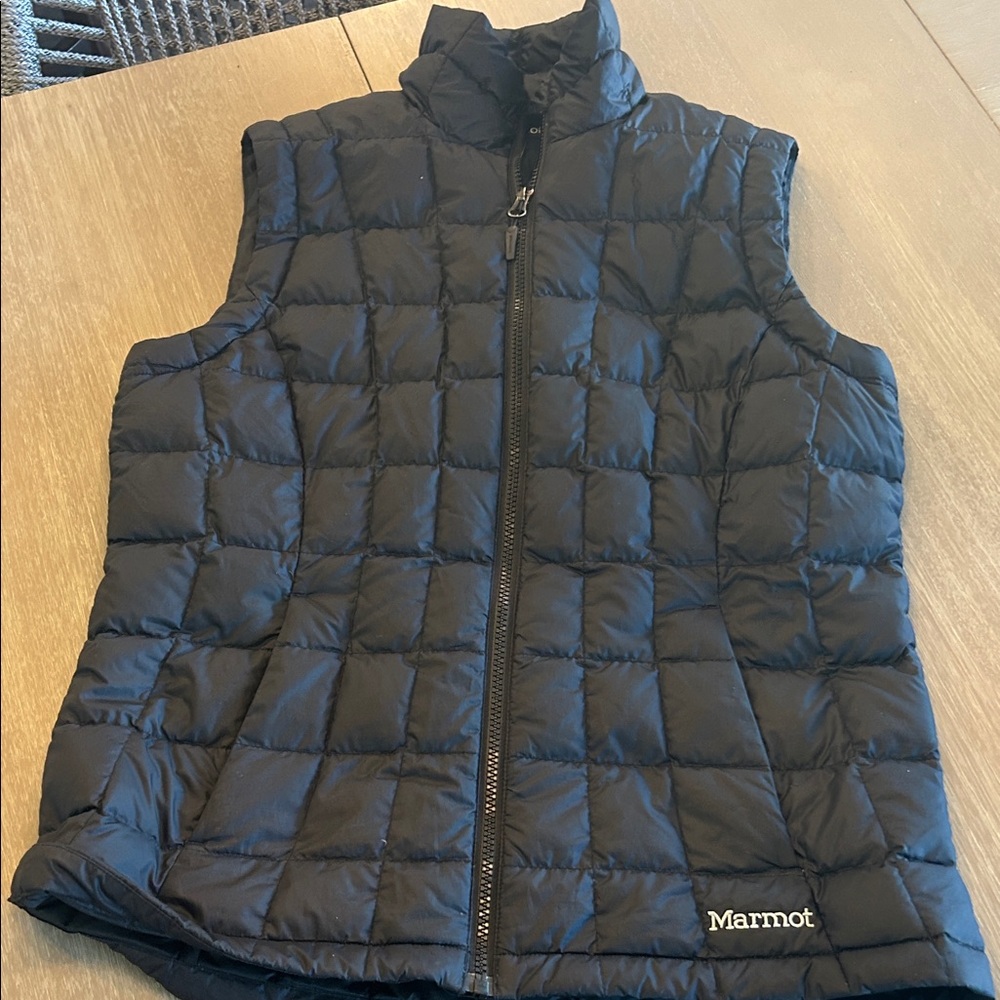 Marmot black‎ Quilted Vest